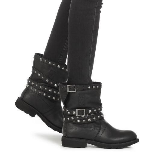 Женские ботинки BIKKEMBERGS Артикул 2520293, черный  фото 2