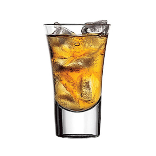 "Бостон Шот (Boston shots)" Стопка стеклянная 60мл, д4,5см, h9см, набор 6шт, цветная коробка, Pasabahce (Россия)