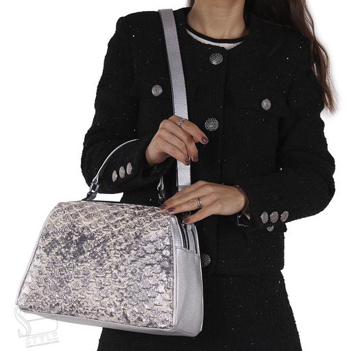 Сумка женская  592905-13 silver Velina Fabbiano-Safenta/30  в Новосибирске