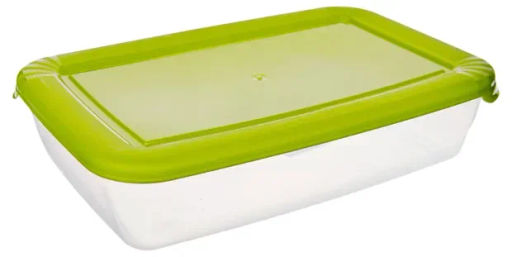 Контейнер 0,9л д/СВЧ прямоугольный Лайт (травяной)