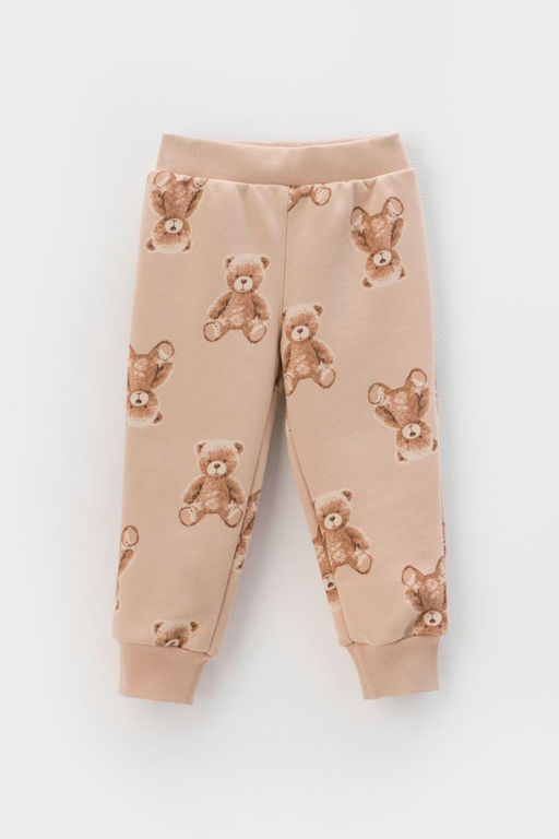 Crockid _ КР 400599/нежный бежевый,милые мишки к413 брюки д/дев яс