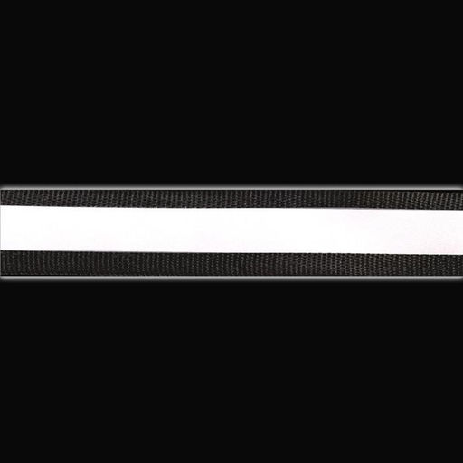 Цена за 2 шт. Светоотражающая лента стропа, 20 мм, 5 ± 1 м, цвет чёрный