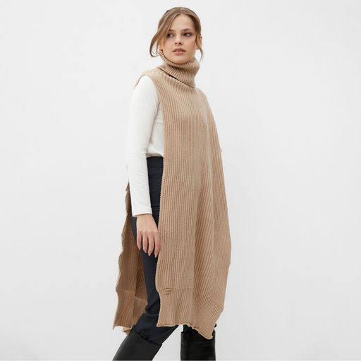 Снуд трансформер MINAKU, размер 56-58, кремовый