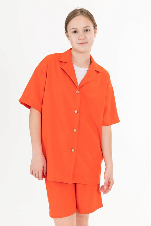 Рубашка М224050а оранжевый