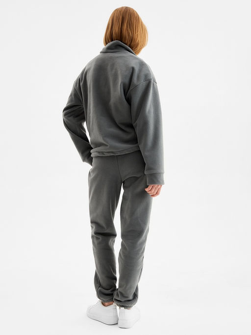 Костюм женский (анорак, брюки) MINAKU: Fleece Soft, размер 48, графит