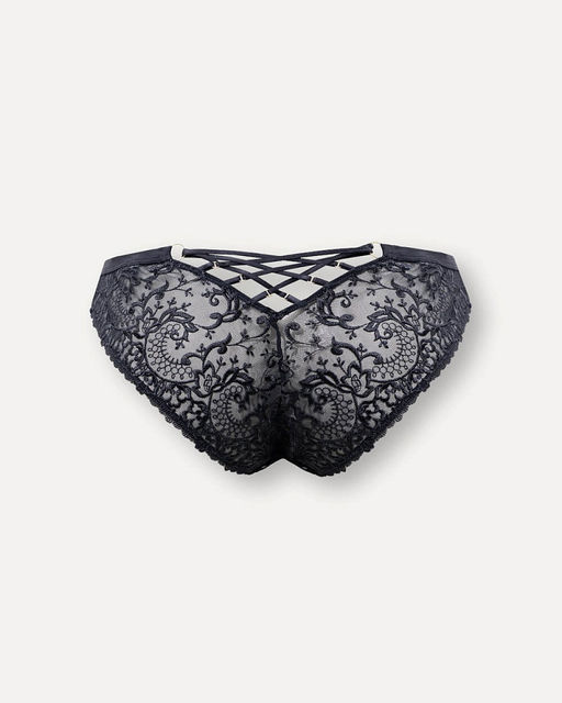 Кружевные трусы-бикини со шнуровкой - Deseo фото 2