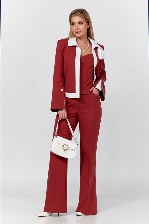 Костюм DOGGI 2921 красный+белый