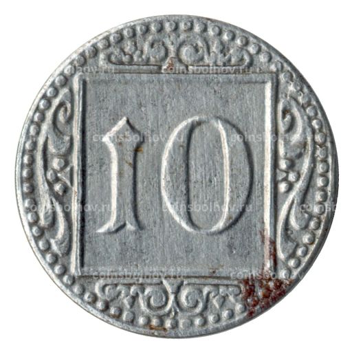 Монета 10 пфеннигов 1918 года Германия  Нотгельд (Мюнстер)