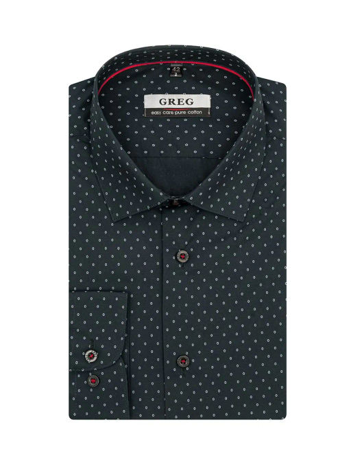 Сорочка мужская длинный рукав GREG 313/231/8708/Z/1p