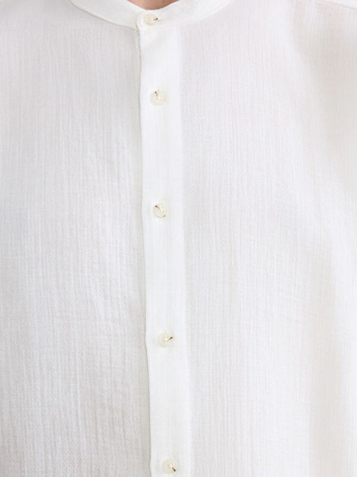 Regular Fit M?slin Erkek G?mlek