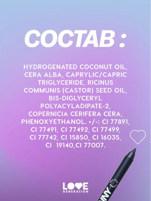 Love Generation Карандаш гелевый для глаз Color Bunny тон 01 черный  фото 13