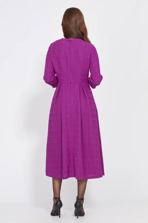 Платье твид 2495 фуксия - Eola фото 2