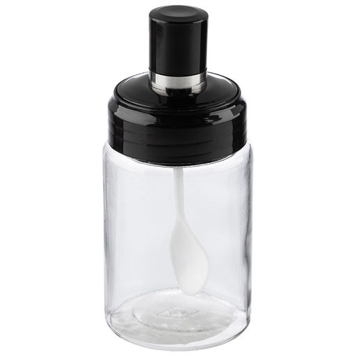 Банка для специй и сыпучих продуктов с ложкой, 240 мл.Vassetto, стекло арт. 104837