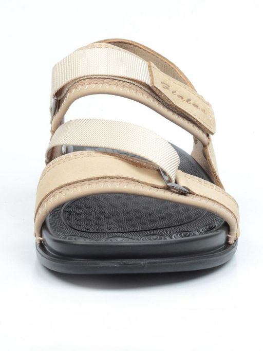 04-Б6020A-3 BEIGE Сандалии мужские (натуральная кожа) - Фабричный китай фото 4