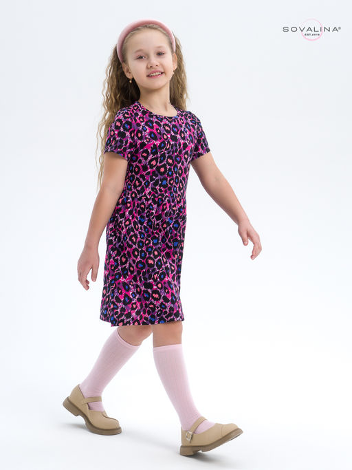 Платье Лето фуксия лео - Sovalina фото 11