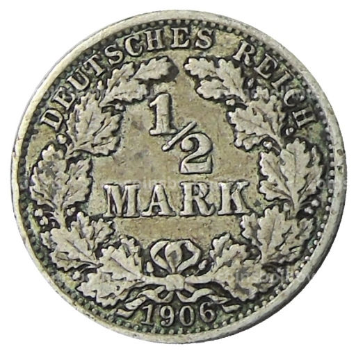1/2 марки 1906 года A Германия