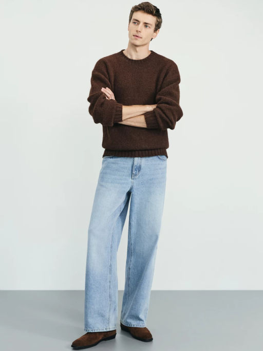 Джемпер regular fit с добавлением шерсти / Zarina