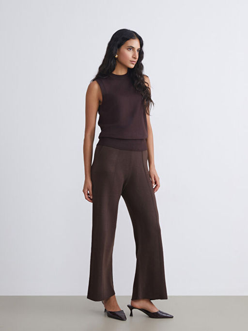 Bisiklet Yaka Kad?n Triko S?veter