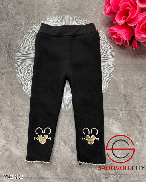 Брюки для девочек с рисункам