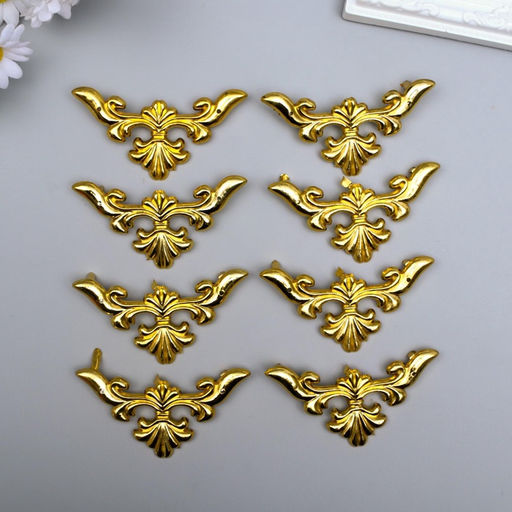 Уголок декоративный "Греция" набор 8 шт 6х6 см