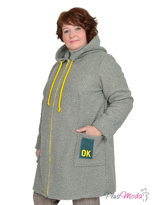 Куртка-пальто Модель №765 размеры 44-84 - Plusmoda фото 5