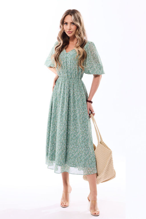 Платье Golden Valley 4834-1 бирюзовый  фото 4