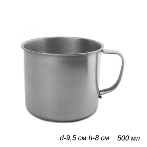 Кружка металл 400 мл / М-90 /уп 12/360/ 0,074 - Галеонтрейд фото 3