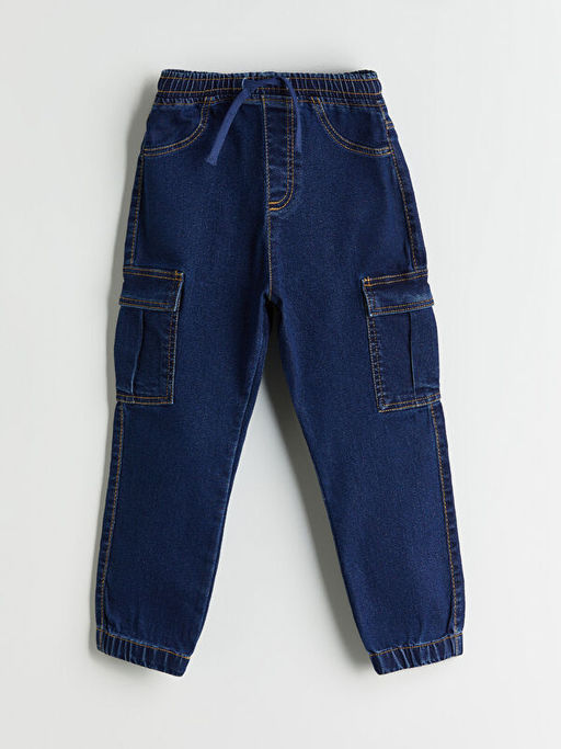 Beli Lastikli Erkek ?ocuk Jogger Jean Pantolon