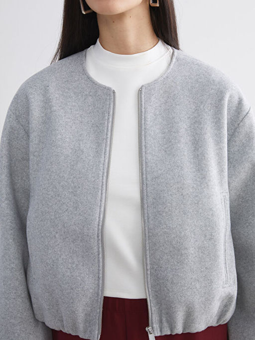 Bisiklet Yaka Kad?n Ka?e Ceket