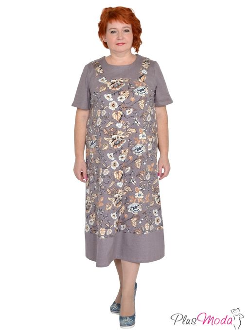 Платье Модель №1223 размеры 44-84 - Plusmoda фото 2