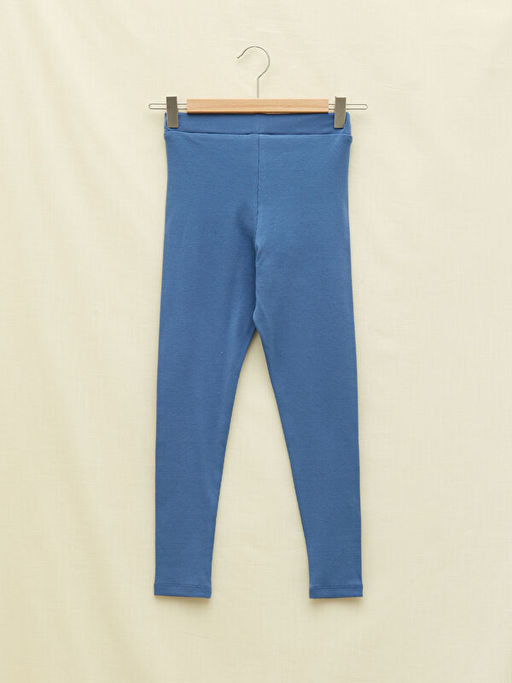 Beli Lastikli Basic K?z ?ocuk Uzun Tayt - Waikiki фото 2