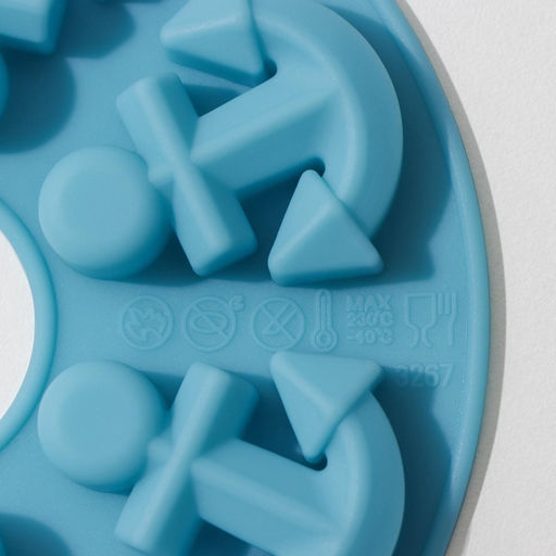 Цена за 2 шт. Форма для шоколада Доляна Якорь, силикон, 20.5?13.5?1 см, 10 ячеек, МИКС фото 4