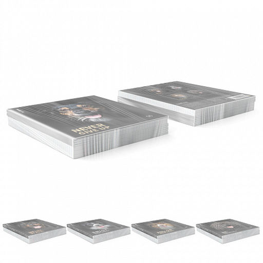 Цена за 5 шт. Тетрадь общая ученическая ErichKrause Собаки, 96 листов, клетка, матовая ламинация_MIX-PACK  фото 9