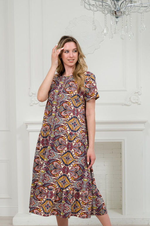 Платье женское из кулирки Кармелита восток - Амадэль фото 8