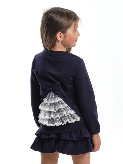 Толстовка для девочки UD 1983 т.синий - Mini maxi фото 2