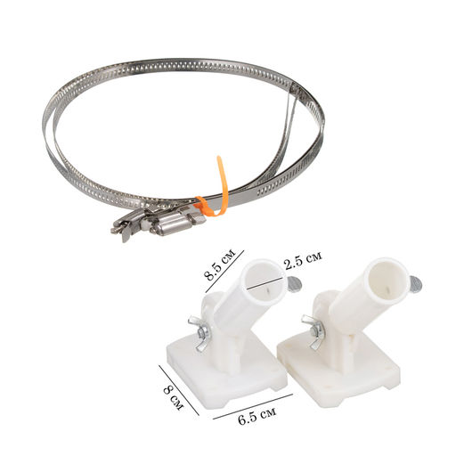 Крепление для двух флагов на столб, набор