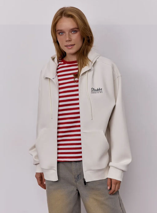 T3402-6 Толстовка женская с капюшоном на молнии