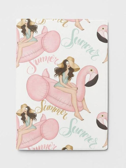 ОБЛОЖКА ДЛЯ ПАСПОРТА Flamingo Summer, плотность 560 мкм