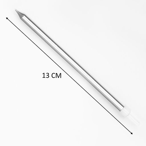 Свечи в торт Ройс, 6 шт, высокие, 13 см, серебристый металлик - Страна карнавалия фото 3