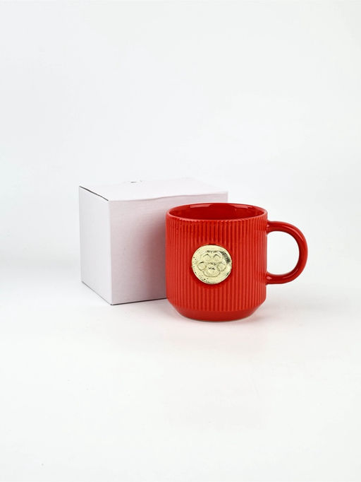 Кружка новогодняя керамическая Лапка, 350 мл