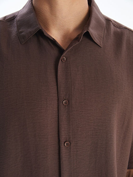 Regular Fit K?sa Kollu Arm?rl? Erkek G?mlek