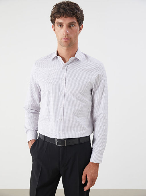 Regular Fit Uzun Kollu Ekose Arm?rl? Erkek G?mlek