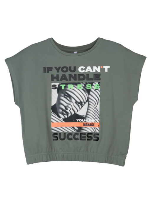 PlayToday / Фуфайка трикотажная для девочек (футболка)  фото 6