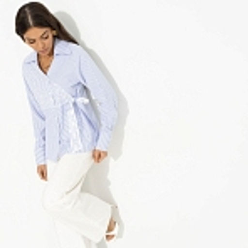 Рубашка с эффектом многослойности, Модная цель (белая) - Charutti фото 16