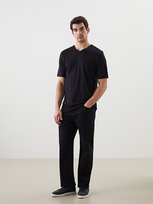 V Yaka Penye Erkek Ti??rt