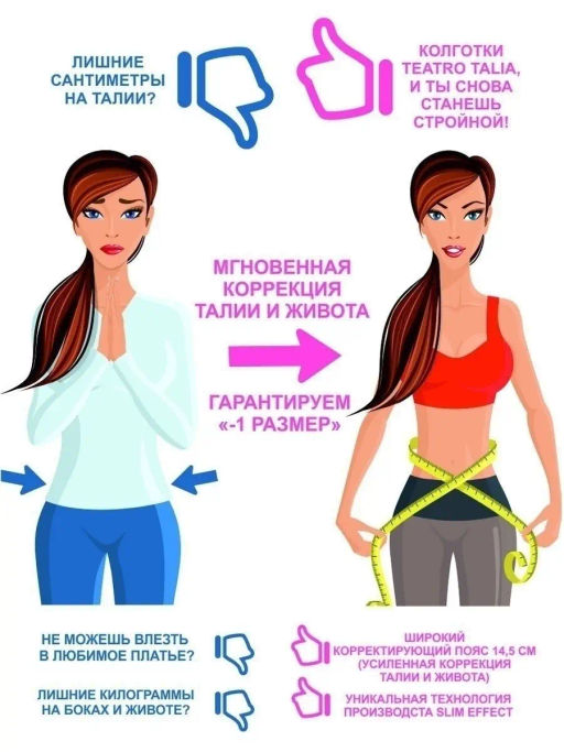 Колготки TEATRO TALIA 20 графит фото 3