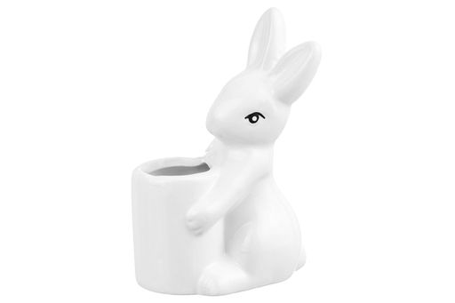 Вазочка п/зубочистки 6,5*4,5*10 см "Зайчик" + зубочистки