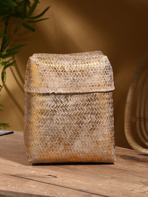 Корзинка плетёная «Аварис», 24×24×28 см