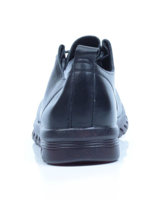 03-5908 BLACK Полуботинки женские (натуральная кожа)