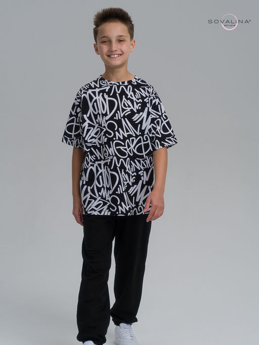 Костюм Daily men надписи-черный - Sovalina фото 17